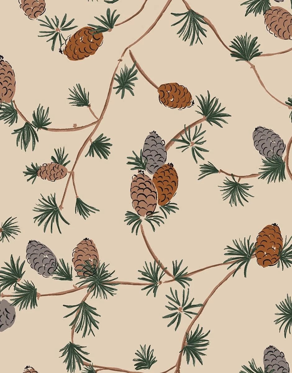 Minikane Poppen Slaapzak - Dennenappel 2 Minikane Poppen Slaapzak - Dennenappel - Afbeelding 2