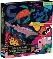 Mudpuppy Puzzel 500 Stukjes - Glow In The Dark - Oceaan