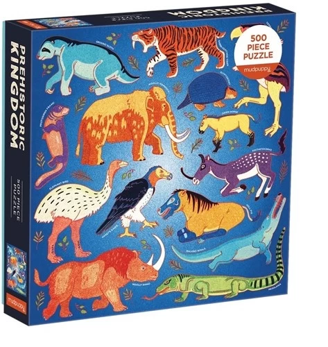 Mudpuppy Puzzel 500 Stukjes - Prehistorische Dieren 1 Mudpuppy Puzzel 500 Stukjes - Prehistorische Dieren