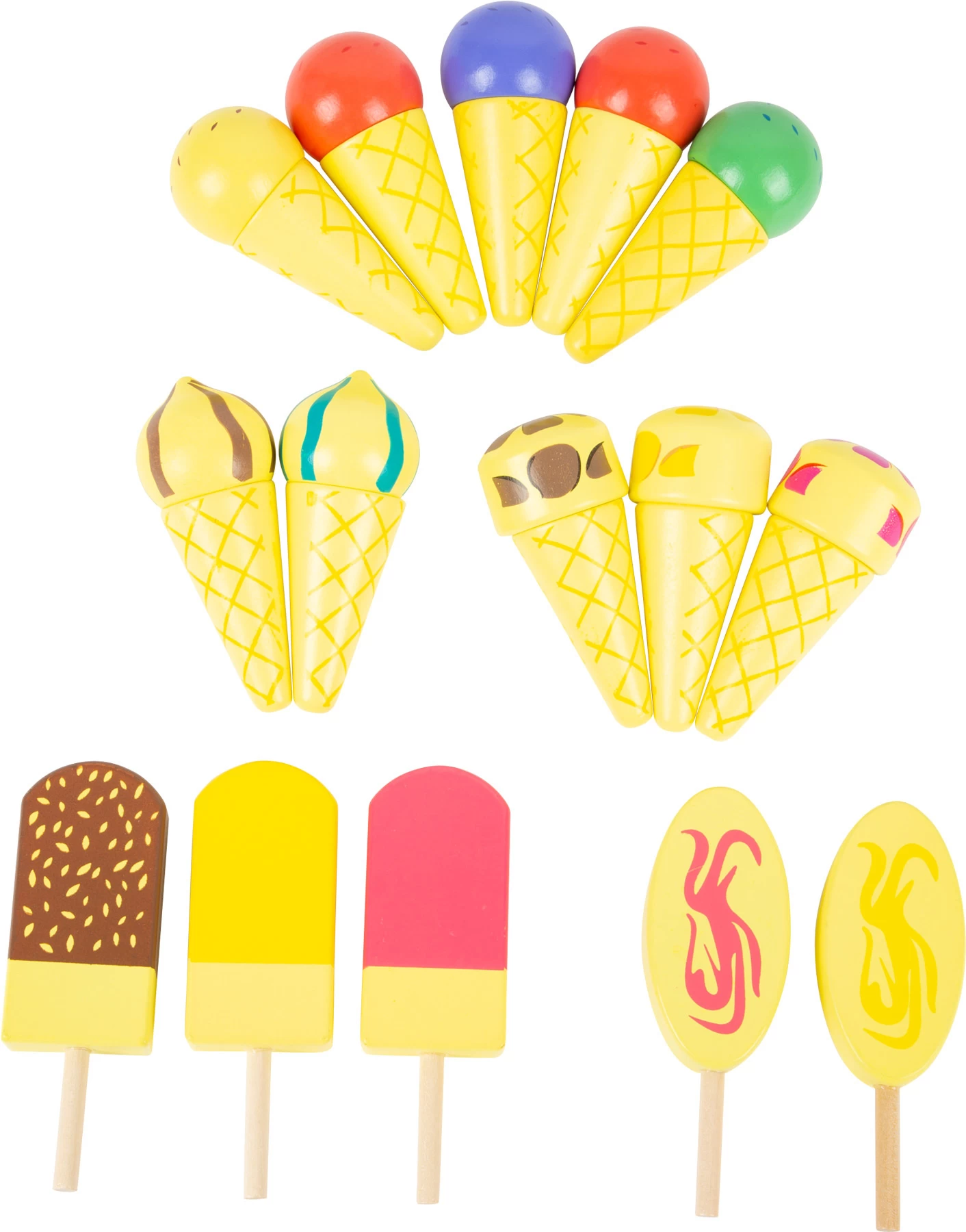 Small Foot Houten Ijsjes Met Standaard 2 Small Foot Houten Ijsjes Met Standaard - Afbeelding 2