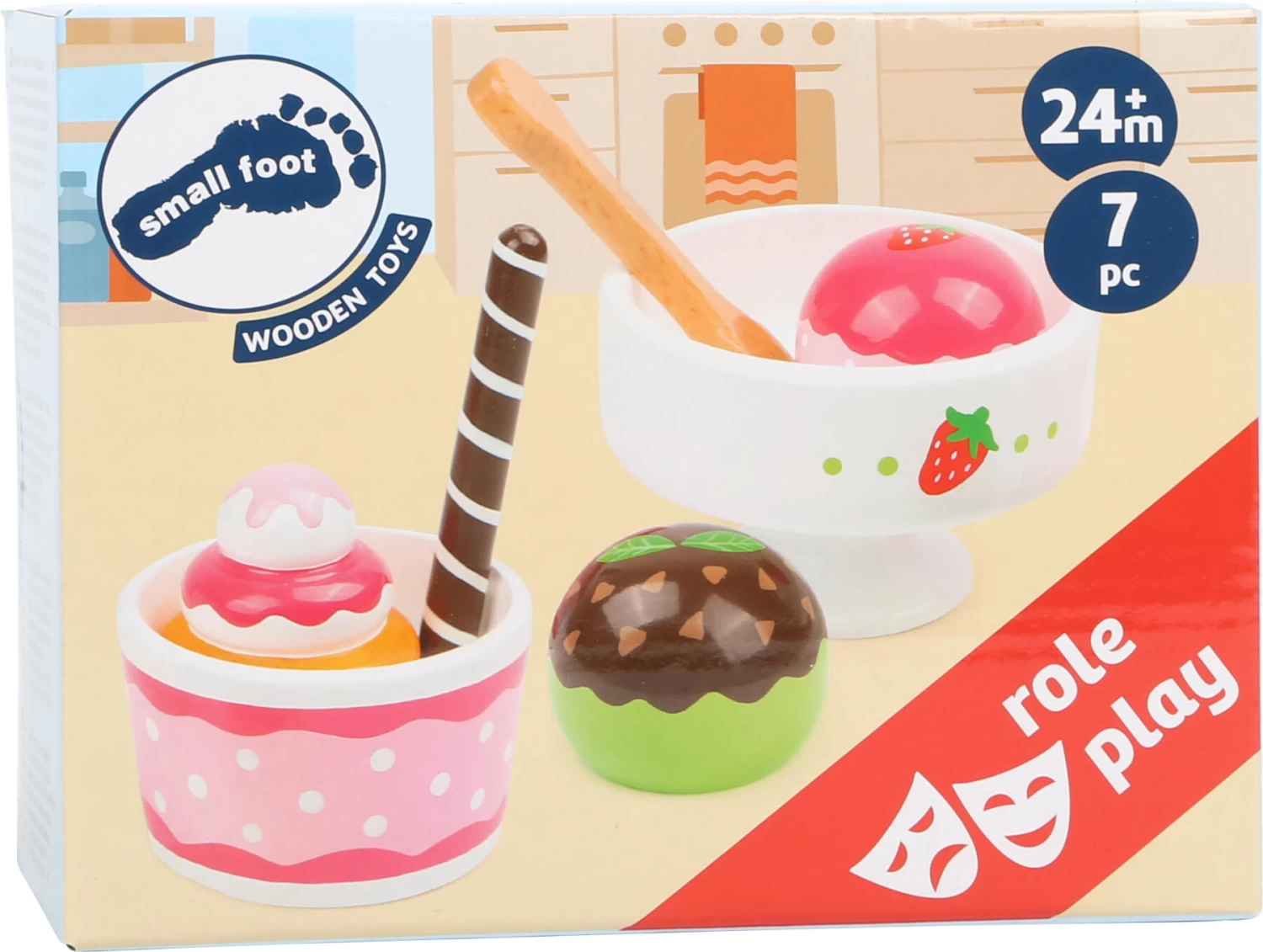 Small Foot Houten Ijsjes Set 4 Small Foot Houten Ijsjes Set - Afbeelding 4