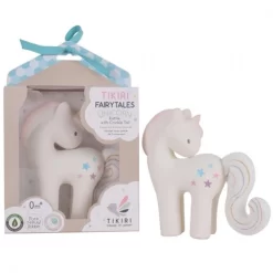 Tikiri Bijtspeeltje Met Rammelaar Eenhoorn Cotton Candy