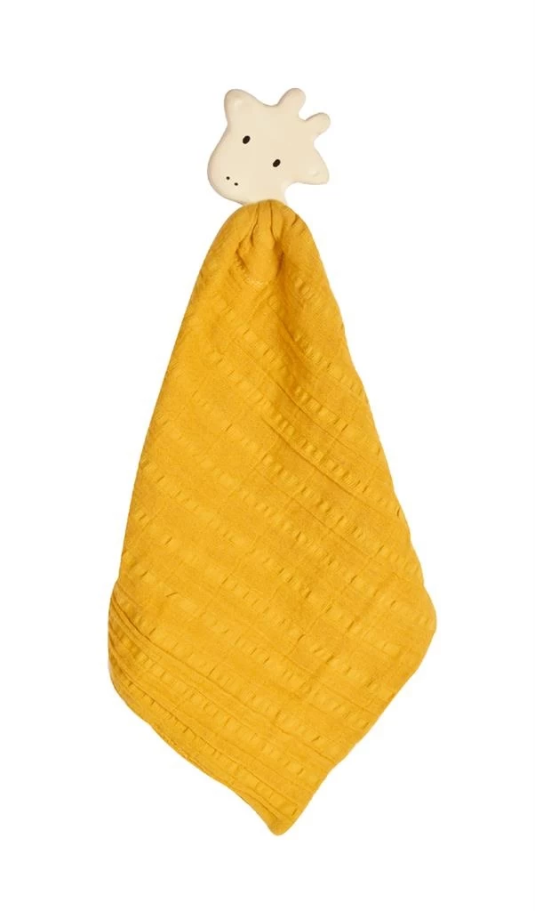 Tikiri Knuffeldoekje Met Bijtspeeltje - Giraffe 1 Tikiri Knuffeldoekje Met Bijtspeeltje - Giraffe