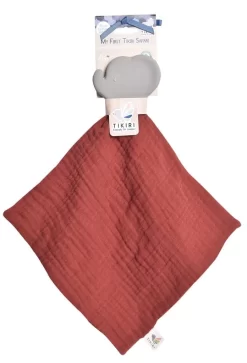 Tikiri Knuffeldoekje Met Bijtspeeltje - Olifant -Kinderspeelgoed tikiri tikiri knuffeldoekje met bijtspeeltje olifa 2