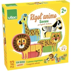 Vilac Magnetische Dieren 7703 9 Vilac Magnetische Dieren 7703 -Kinderspeelgoed vilac vilac magnetische dieren 7703 3
